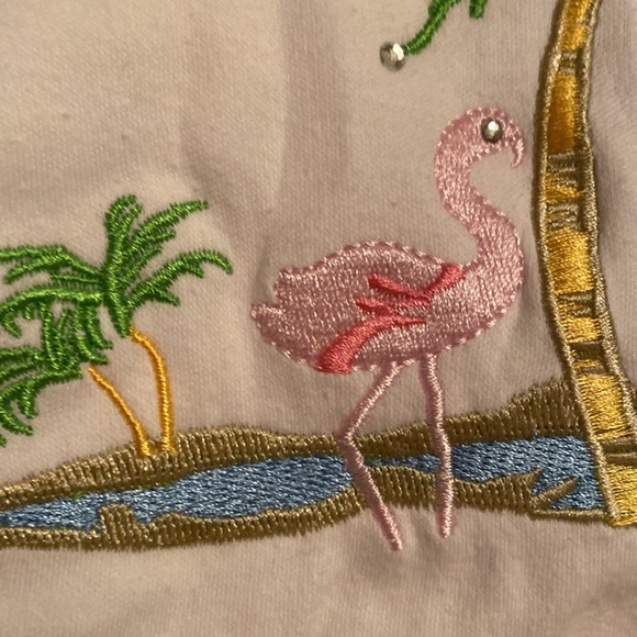 Vintage flamingos tank top - Picture 5 of 6
